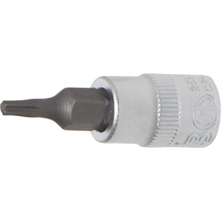 BGS technic Bit-Einsatz | Antrieb Innenvierkant 6,3 mm (1/4") | T-Profil (für Torx) T10