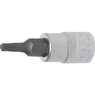 BGS technic Bit-Einsatz | Antrieb Innenvierkant 6,3 mm (1/4") | T-Profil (für Torx) T15