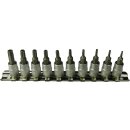 Condor Bit-Stecknüsse, 10-tlg., 1/4", T-Profil...