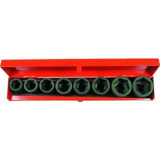 Condor Kraftsteckschlüssel-Satz, 8-tlg., 3/4", CrMo, 6-kant 22-38 mm