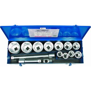 Condor Steckschlüssel-Satz, 16-tlg., 1", 6-kant 36-80 mm