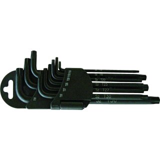 Condor Winkelschlüssel-Satz, 9-tlg., magnetisch, T-Profil T10-50