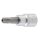 BGS technic Bit-Einsatz | Antrieb Innenvierkant 10 mm (3/8") | T-Profil (für Torx) mit Bohrung T45