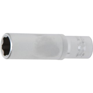 BGS technic Steckschlüssel-Einsatz Super Lock, tief | Antrieb Innenvierkant 10 mm (3/8") | SW 12 mm