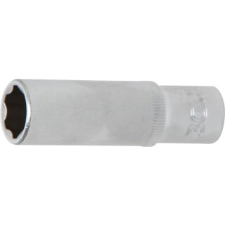 BGS technic Steckschlüssel-Einsatz Super Lock, tief | Antrieb Innenvierkant 10 mm (3/8") | SW 13 mm
