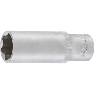 BGS technic Steckschlüssel-Einsatz Super Lock, tief | Antrieb Innenvierkant 10 mm (3/8") | SW 16 mm
