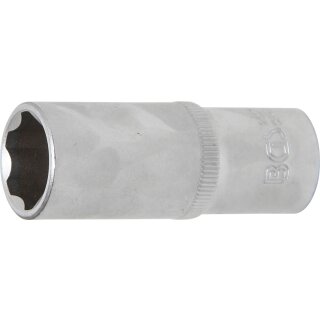 BGS technic Steckschlüssel-Einsatz Super Lock, tief | Antrieb Innenvierkant 10 mm (3/8") | SW 17 mm