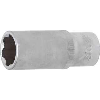 BGS technic Steckschlüssel-Einsatz Super Lock, tief | Antrieb Innenvierkant 10 mm (3/8") | SW 18 mm