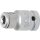 BGS technic Bit-Adapter mit Haltekugel | Innenvierkant 12,5 mm (1/2") | Innensechskant 8 mm (5/16")
