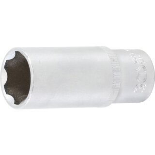 BGS technic Steckschlüssel-Einsatz Super Lock, tief | Antrieb Innenvierkant 10 mm (3/8") | SW 19 mm