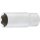 BGS technic Steckschlüssel-Einsatz Super Lock, tief | Antrieb Innenvierkant 10 mm (3/8") | SW 19 mm