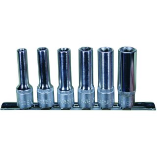 Condor Steckschlüssel-Einsätze, 6-tlg., 1/2", tief, E-Profil E10-20