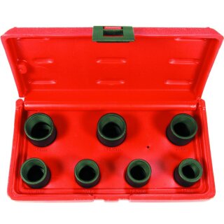 Condor Spezial-Einsätze konisches Linksgewinde, 7-tlg., 1/2", 17-26 mm