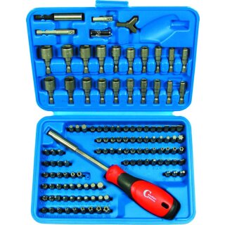 Condor Kraftgriff-Schraubendreher-Satz, 122-tlg., 1/4", 25 mm