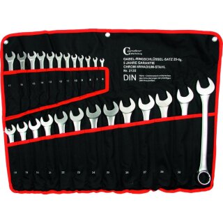 Condor Gabel-Ringschlüssel-Satz, 25-tlg., 6-32 mm
