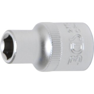 BGS technic Steckschlüssel-Einsatz Sechskant | Antrieb Innenvierkant 12,5 mm (1/2") | SW 3/8"