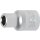 BGS technic Steckschlüssel-Einsatz Sechskant | Antrieb Innenvierkant 12,5 mm (1/2") | SW 3/8"