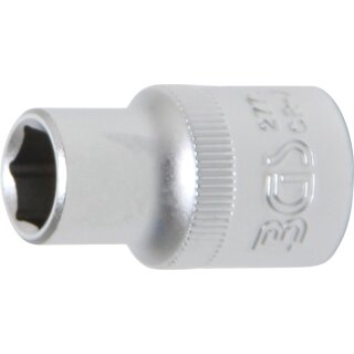 BGS technic Steckschlüssel-Einsatz Sechskant | Antrieb Innenvierkant 12,5 mm (1/2") | SW 7/16"