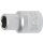 BGS technic Steckschlüssel-Einsatz Sechskant | Antrieb Innenvierkant 12,5 mm (1/2") | SW 7/16"