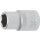 BGS technic Steckschlüssel-Einsatz Sechskant | Antrieb Innenvierkant 12,5 mm (1/2") | SW 1/2"