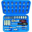 Condor Steckschlüssel-Satz, 55-tlg., 1/4",...