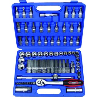 Condor Steckschlüssel-Satz, 71-tlg., 3/8", Super-Lock 6-24 mm