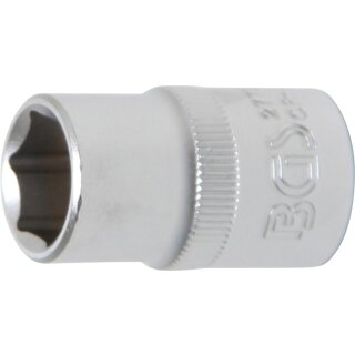 BGS technic Steckschlüssel-Einsatz Sechskant | Antrieb Innenvierkant 12,5 mm (1/2") | SW 9/16"