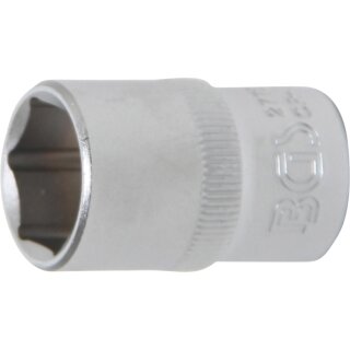 BGS technic Steckschlüssel-Einsatz Sechskant | Antrieb Innenvierkant 12,5 mm (1/2") | SW 11/16"