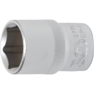 BGS technic Steckschlüssel-Einsatz Sechskant | Antrieb Innenvierkant 12,5 mm (1/2") | SW 3/4"