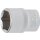 BGS technic Steckschlüssel-Einsatz Sechskant | Antrieb Innenvierkant 12,5 mm (1/2") | SW 13/16"