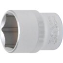 BGS technic Steckschlüssel-Einsatz Sechskant | Antrieb Innenvierkant 12,5 mm (1/2") | SW 15/16"
