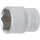 BGS technic Steckschlüssel-Einsatz Sechskant | Antrieb Innenvierkant 12,5 mm (1/2") | SW 15/16"