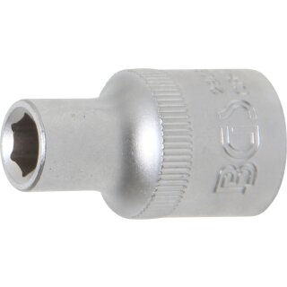 BGS technic Steckschlüssel-Einsatz Sechskant | Antrieb Innenvierkant 12,5 mm (1/2") | SW 8 mm