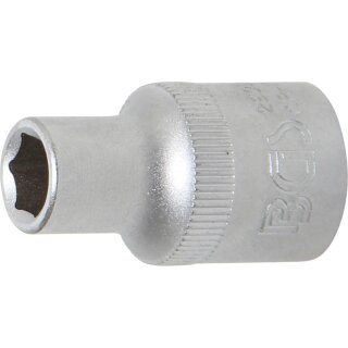 BGS technic Steckschlüssel-Einsatz Sechskant | Antrieb Innenvierkant 12,5 mm (1/2") | SW 9 mm