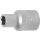 BGS technic Steckschlüssel-Einsatz Sechskant | Antrieb Innenvierkant 12,5 mm (1/2") | SW 9 mm