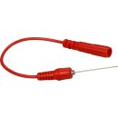 Condor Prüfkabel mit Nadelspitze 0.7 mm, rot