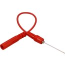 Condor Prüfkabel mit Nadelspitze 0.7 mm, rot