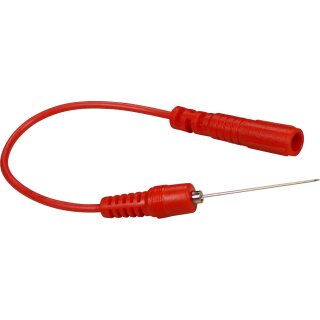 Condor Prüfkabel mit Nadelspitze 0.7 mm, schwarz