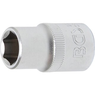 BGS technic Steckschlüssel-Einsatz Sechskant | Antrieb Innenvierkant 12,5 mm (1/2") | SW 13 mm