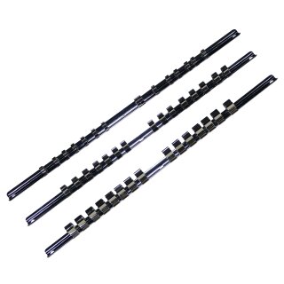 Condor Aufsteckschienen-Satz, 3-tlg., Metall, 1/4+3/8+1/2"