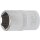 BGS technic Steckschlüssel-Einsatz Sechskant | Antrieb Innenvierkant 12,5 mm (1/2") | SW 16 mm