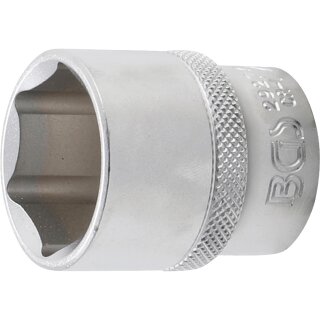 BGS technic Steckschlüssel-Einsatz Sechskant | Antrieb Innenvierkant 12,5 mm (1/2") | SW 27 mm