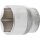 BGS technic Steckschlüssel-Einsatz Sechskant | Antrieb Innenvierkant 12,5 mm (1/2") | SW 32 mm