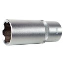 BGS technic Steckschlüssel-Einsatz Super Lock, tief | Antrieb Innenvierkant 12,5 mm (1/2") | SW 15 mm