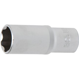 BGS technic Steckschlüssel-Einsatz Super Lock, tief | Antrieb Innenvierkant 12,5 mm (1/2") | SW 22 mm