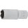 BGS technic Steckschlüssel-Einsatz Super Lock, tief | Antrieb Innenvierkant 12,5 mm (1/2") | SW 22 mm