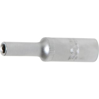 BGS technic Steckschlüssel-Einsatz Super Lock, tief | Antrieb Innenvierkant 6,3 mm (1/4") | SW 4 mm
