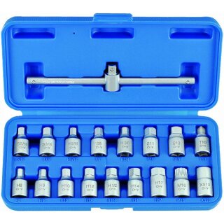 Condor Öldienstschlüssel-Satz, 18-tlg., 3/8"
