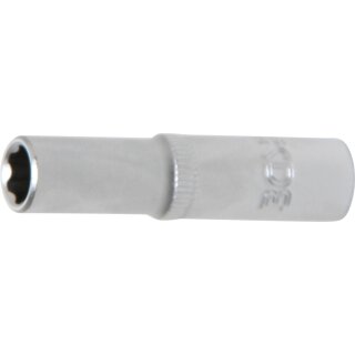 BGS technic Steckschlüssel-Einsatz Super Lock, tief | Antrieb Innenvierkant 6,3 mm (1/4") | SW 7 mm