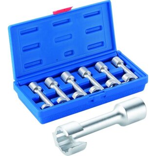 Condor Leitungsschlüssel-Satz, 6-tlg., offener 12-kant 12-19 mm